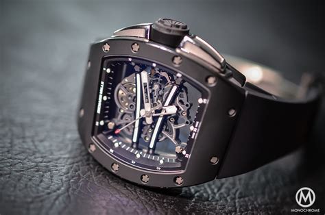 richard mille watch rm 61-01|Richard Mille winding bridge.